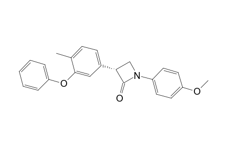 cis-N-(4-Methoxyphenyl)-3-phenoxy-4-methylphenyl-azetidin-2-one