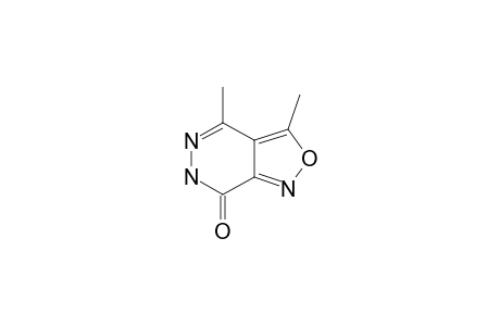 3,4-DIMETHYL-ISOXAZOLO-[3,4-D]-PYRIDAZIN-7-(6H)-ONE