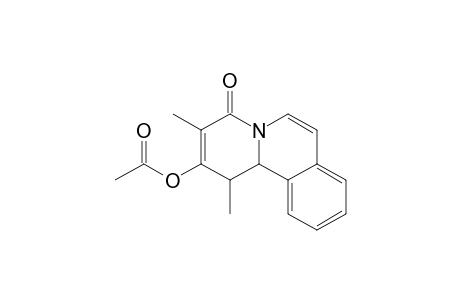 2-Acetoxy-1,3-dimethyl-4-oxo-1,4-dihydro-11bH-benzo[a]quinolizine