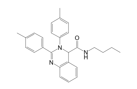 N-Butyl-2,3-bis(p-tolyl)-3,4-dihydro quinazoline-4-carboxamide