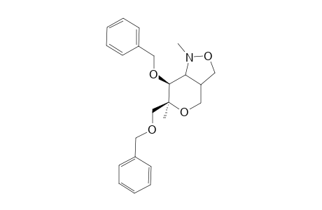 2-Benzyloxy-3-benzyloxymethyl-3,9-dimethyl-4,8-dioxa-9-azabicyclo[4.3.0]nonane
