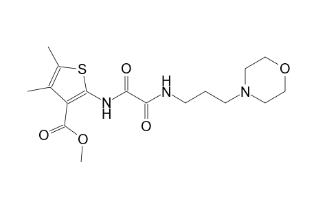 3-thiophenecarboxylic acid, 4,5-dimethyl-2-[[2-[[3-(4-morpholinyl)propyl]amino]-1,2-dioxoethyl]amino]-, methyl ester