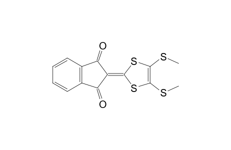 2-[4,5-bis(methylsulfanyl)-1,3-dithiol-2-ylidene]indane-1,3-dione