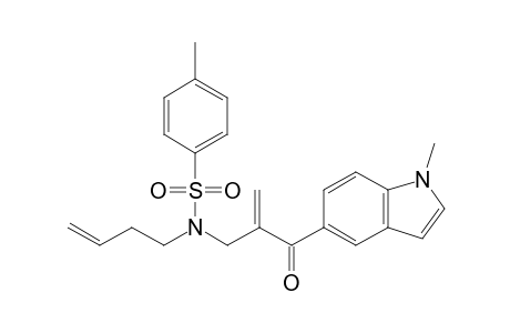 N-But-3-en-1-yl-4-methyl-N-{2-[(1-methyl-1H-indol-5-yl)carbonyl]prop-2-en-1-yl}benzenesulfonamide