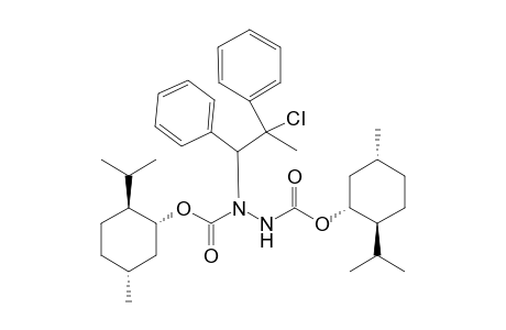 Di-(-)-menthyl (E)-1-(2'-chloro-1',2'-diphenyl)prop-1'-yl-1,2-diazanedicarboxylate