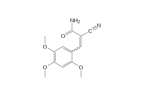 α-Cyano-2,4,5-trimethoxycinnamamide