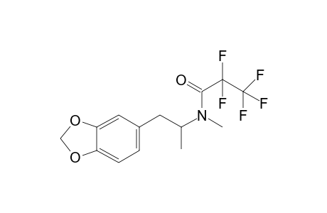 N-(1-(benzo[d][1,3]dioxol-5-yl)propan-2-yl)-2,2,3,3,3-pentafluoro-N-methylpropanamide