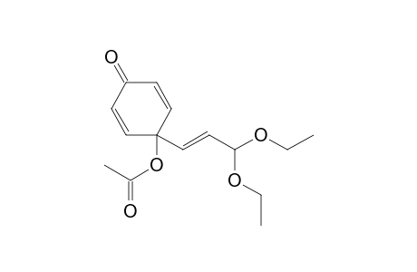 Acetic acid 1-(3,3-Diethoxypropenyl)-4-oxocyclohexa-2,5-dienyl ester