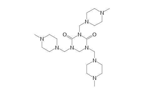 1,3,5-TRIS-(N-METHYLPIPERAZINOMETHYL)-2,4-DIOXOHEXAHYDRO-1,3,5-TRIAZINE