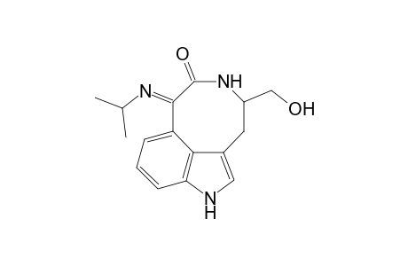 (7E)-4-(hydroxymethyl)-7-[(1-methylethyl)imino]-1,4,5,7-tetrahydroazocino[4,5,6-cd]indol-6(3H)-one