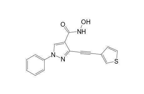 N-Hydroxy-1-phenyl-3-(3-thienylethynyl)-1H-pyrazole-4-carboxamide