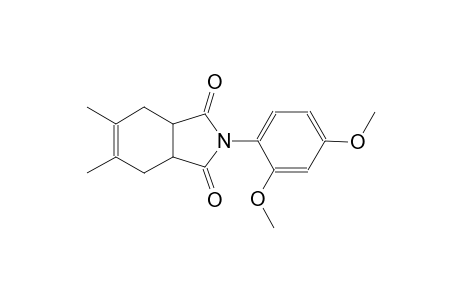 2-(2,4-dimethoxyphenyl)-5,6-dimethyl-3a,4,7,7a-tetrahydro-1H-isoindole-1,3(2H)-dione