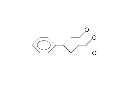 (4R,5S)-5-Methyl-2-oxo-3-phenyl-cyclopentanecarboxylic acid, methyl ester