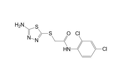 2-[(5-amino-1,3,4-thiadiazol-2-yl)sulfanyl]-N-(2,4-dichlorophenyl)acetamide