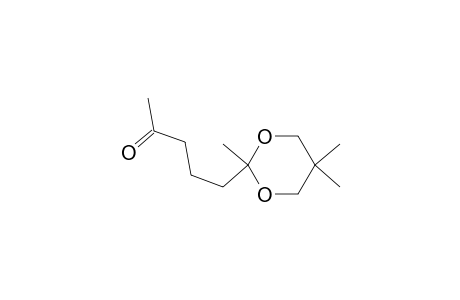 2-Pentanone, 5-(2,5,5-trimethyl-1,3-dioxan-2-yl)-