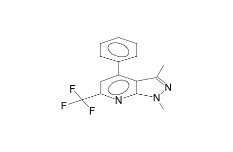 1,3-dimethyl-4-phenyl-6-trifluoromethylpyrazolo[3,4-b]pyridine