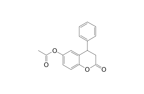 (+/-)-6-ACETOXY-4-PHENYL-3,4-DIHYDROCOUMARIN