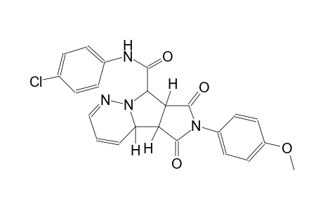 (4aR,4bS,7aR,8S)-N-(4-chlorophenyl)-6-(4-methoxyphenyl)-5,7-dioxo-4b,5,6,7,7a,8-hexahydro-4aH-pyrrolo[3',4':3,4]pyrrolo[1,2-b]pyridazine-8-carboxamide