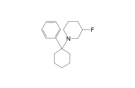 Piperidine, 3-fluoro-1-[1-phenyl-1-cyclohexyl]-