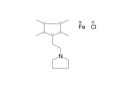 Iron chloride, .eta.-5-[1,2,3,4-tetramethyl-5-[2-(pyrrolidin-1-yl)ethyl]cyclopentadienyl]-