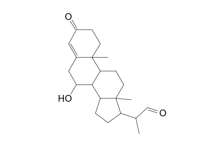 7-Hydroxy-pregna-4-ene-3-one-20-carbaldehyde