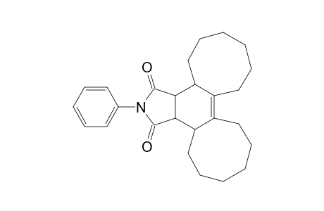 1H-Dicyclooct[e,g]isoindole-1,3(2H)-dione, 3a,3b,4,5,6,7,8,9,10,11,12,13,14,15,15a,15b-hexadecahydro-2-phenyl-, (3a.alpha.,3b.alpha.,15a.alpha.,15b.alpha.)-