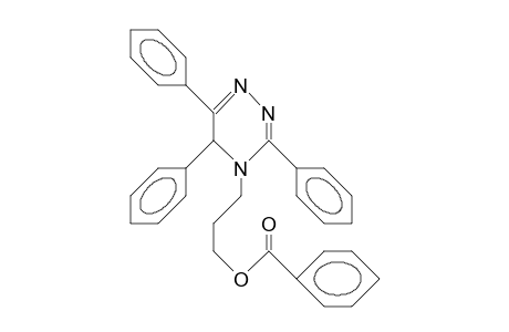 Benzoic acid, 3-(3,5,6-triphenyl-4,5-dihydro-1,2,4-triazin-4-yl)-propyl ester