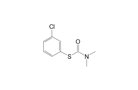 Carbamic acid, dimethylthio-, S-(m-chlorophenyl) ester