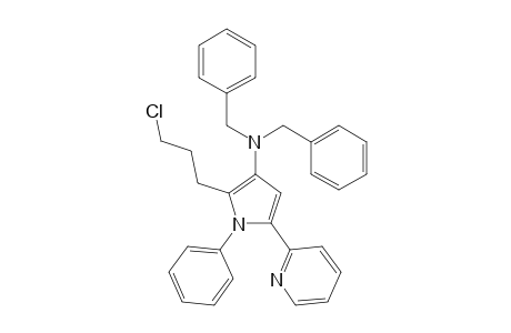 N,N-Dibenzyl-2-(3-chloropropyl)-1-phenyl-5-(pyridin-2-yl)-1H-pyrrol-3-amine