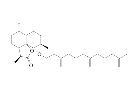 5.alpha.-[3'(15'), 7'(14'),11'(13')-trien]pentadecanyloxydihydroarteannuim B