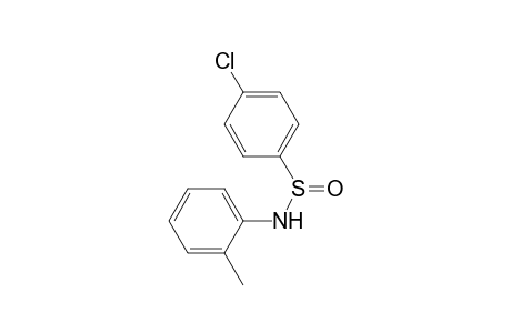 Benzenesulfinamide, 4-chloro-N-(2-methylphenyl)-