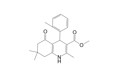 Methyl 4-(2-methylphenyl)-2,7,7-trimethyl-5-oxo-1,4,5,6,7,8-hexahydro-3-quinolinecarboxylate