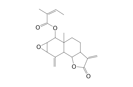 5a-methyl-3,8-dimethylene-2-oxododecahydrooxireno[2',3':6,7]naphtho[1,2-b]furan-6-yl 2-methyl-2-butenoate