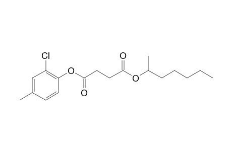 Succinic acid, hept-2-yl 2-chloro-4-methylphenyl ester