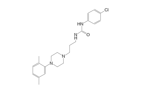 urea, N-(4-chlorophenyl)-N'-[3-[4-(2,5-dimethylphenyl)-1-piperazinyl]propyl]-