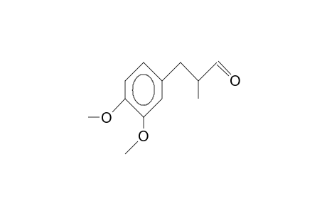A-Methyl-3,4-dimethoxy-benzenepropanal