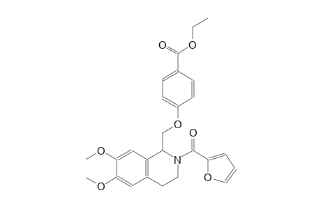 benzoic acid, 4-[[2-(2-furanylcarbonyl)-1,2,3,4-tetrahydro-6,7-dimethoxy-1-isoquinolinyl]methoxy]-, ethyl ester