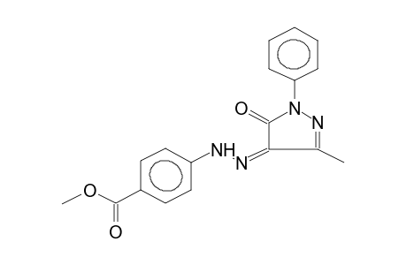 (Z)-3-METHYL-1-PHENYLPYRAZOLE-4,5-DIONE (4-CARBOMETHOXYPHENYL)HYDRAZONE