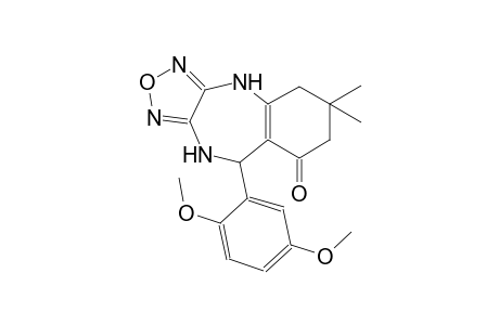 4H-[1,2,5]oxadiazolo[3,4-b][1,4]benzodiazepin-8(5H)-one, 9-(2,5-dimethoxyphenyl)-6,7,9,10-tetrahydro-6,6-dimethyl-