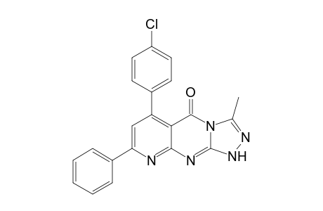 6-(4-Chlorophenyl)-3-methyl-8-phenyl-1H-pyrido[2,3-d][1,2,4]triazolo[4,3-a]pyrimidin-5-one