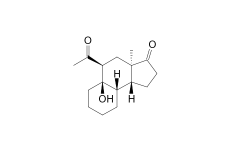 5-Acetyl-5a-hydroxy-3a-methyldodecahydro-3H-cyclopenta[a]naphthalen-3-one isomer