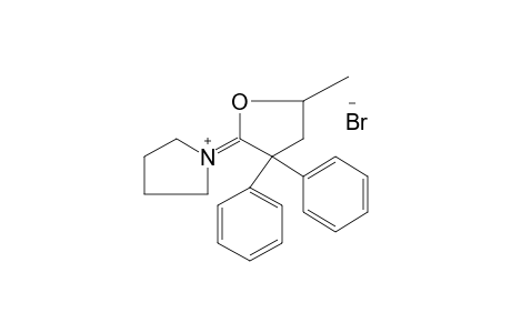 1-(DIHYDRO-3,3-DIPHENYL-5-METHYL-2(3H)-FURYLIDENE)PYRROLIDINIUM BROMIDE