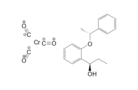 (1pR,1'R,.alpha.S)-[1-(.alpha.-Methylbenzyloxy)-2-(1'-hydroxypropyl)benzene]tricarbonylchromium(0)