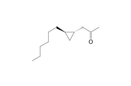 trans-2-(2'-Hexylcyclopropyl)propanone