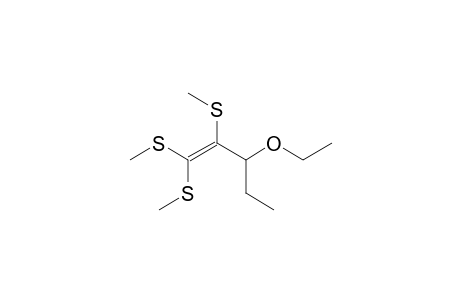 3-Ethoxy-1,1,2-tris(methylthio)pent-1-ene