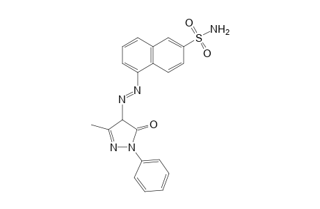 2-Naphthalenesulfonamide, 5-[2-(4,5-dihydro-3-methyl-5-oxo-1-phenyl-1H-pyrazol-4-yl)diazenyl]-
