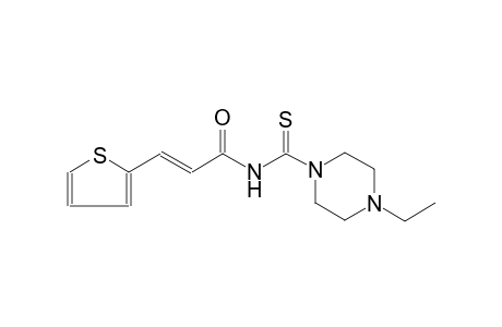 2-propenamide, N-[(4-ethyl-1-piperazinyl)carbonothioyl]-3-(2-thienyl)-, (2E)-