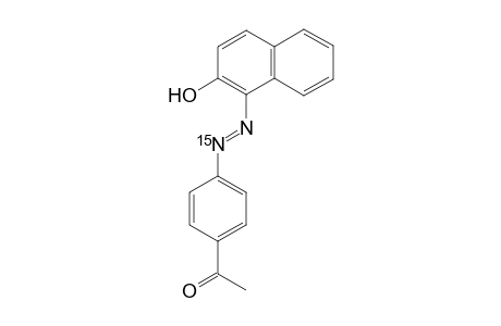 1-{4-[(2-hydroxy-1-naphthyl)diazenyl]phenyl}ethanone