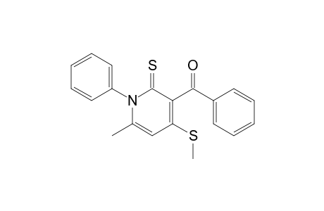 3-Benzoyl-6-methyl-4-methylthio-1-phenyl-2(1H)-pyridinethione