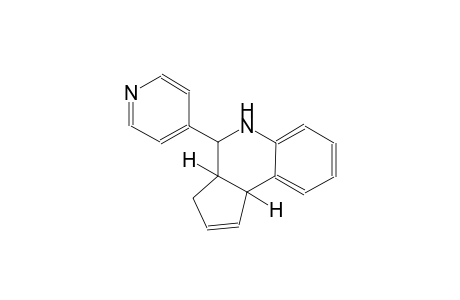 3H-cyclopenta[c]quinoline, 3a,4,5,9b-tetrahydro-4-(4-pyridinyl)-, (3aS,4R,9bR)-